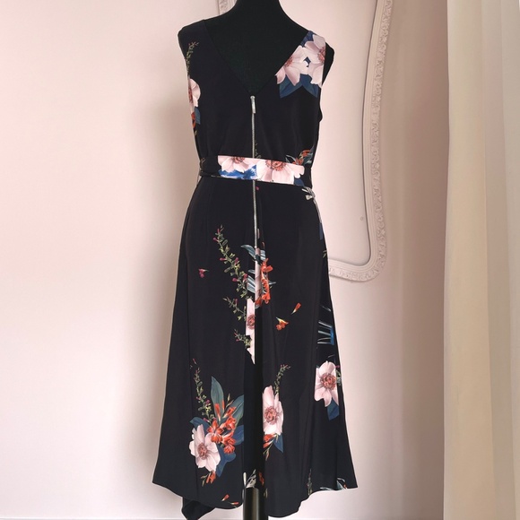 Floral Fit & Flare Midi Dress - Picture 2 of 5